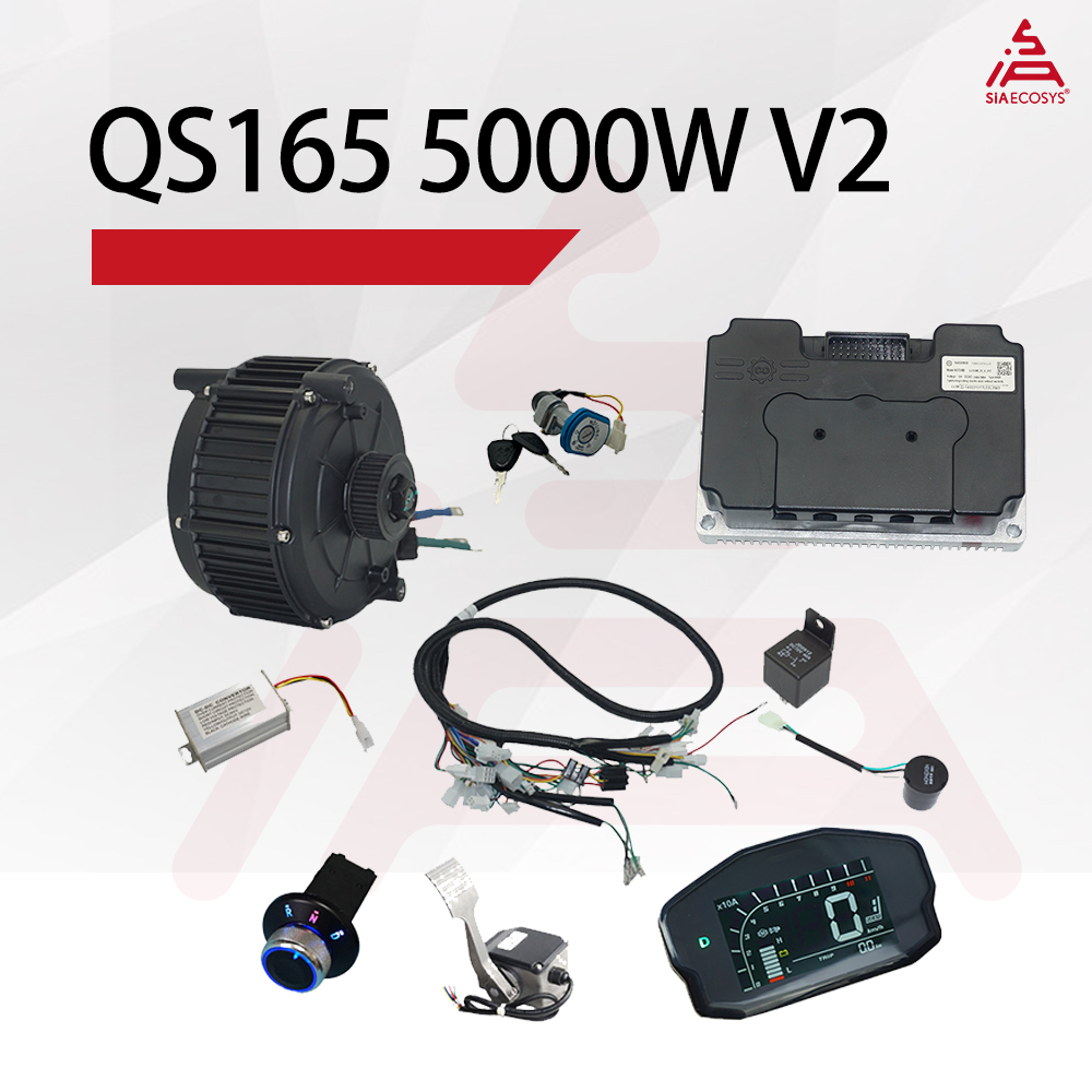 ชุดแปลงมอเตอร์ขับกลาง SiAECOSY - Mid Drive Motor Kit 72V 5000W บทวิจารณ์และราคา
